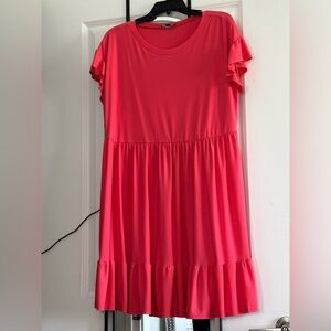 Express Coral Dress